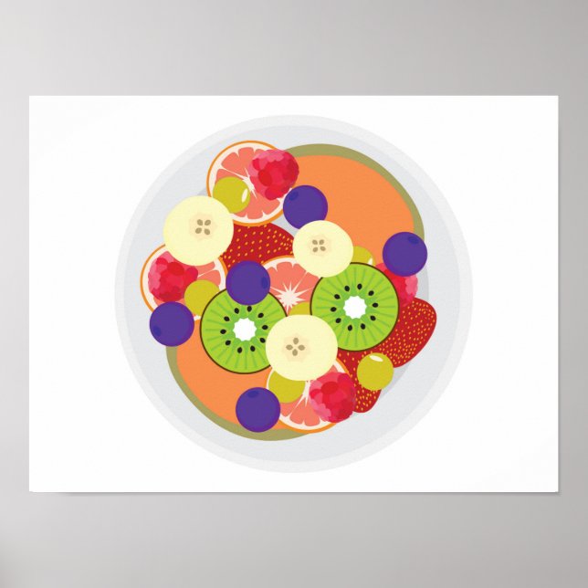 Obstsalat Poster (Vorne)
