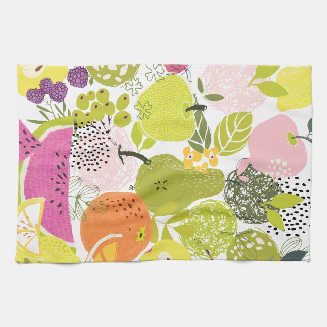 Obstsalat; Sommerkollektion Geschirrtuch (Horizontal)