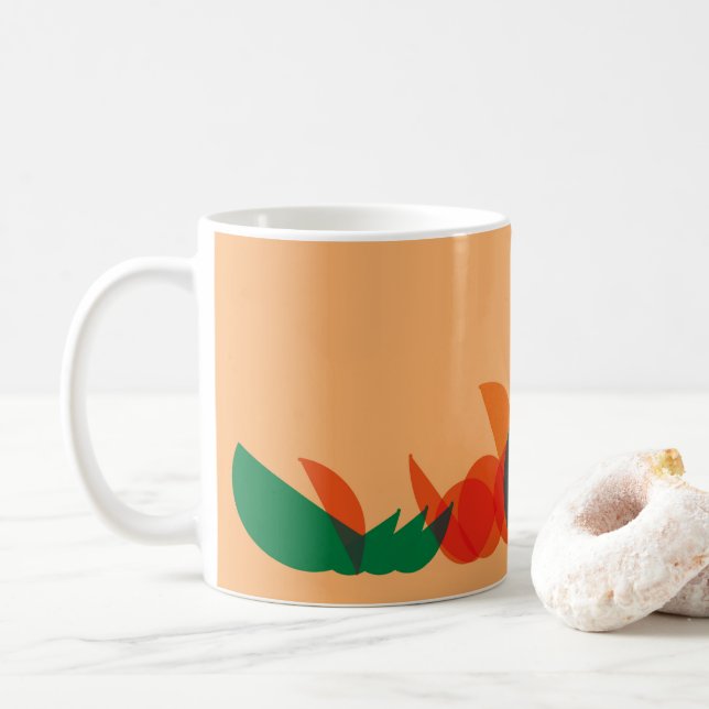 Obstsalat-Tasse Kaffeetasse (Mit Donut)