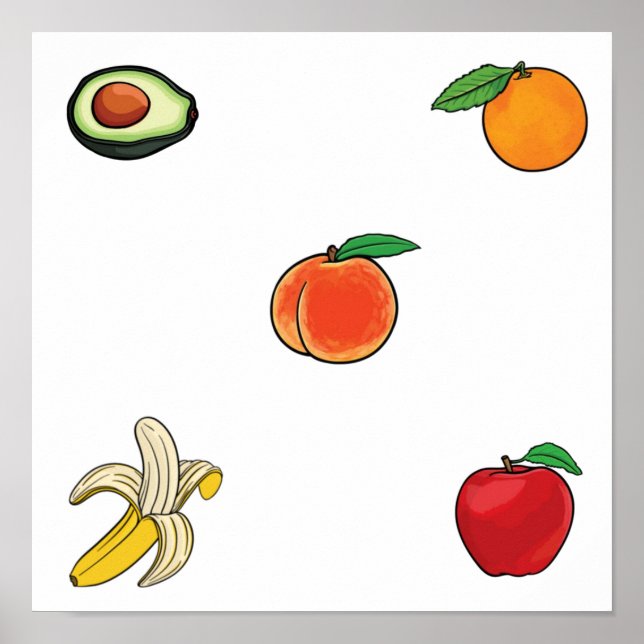 Obstsammlung Poster (Vorne)