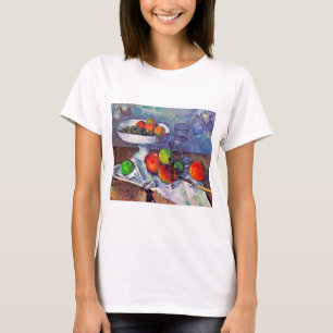 Obstschale, Glas und Äpfel, Cezanne T-Shirt