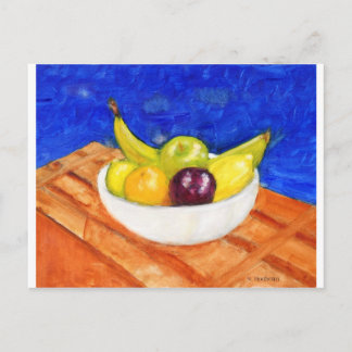 Obstschale Postkarte