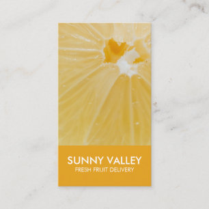 Obstschlussverkauf - Einzelhandel Visitenkarte