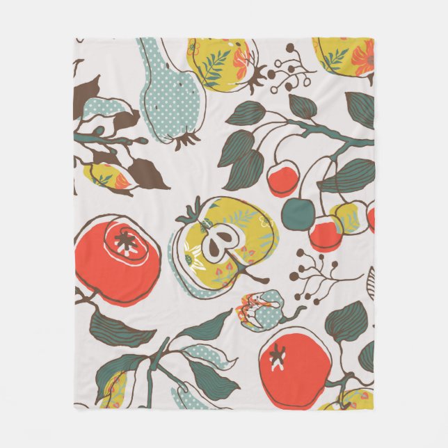 Obstsorte, nahtlos fleecedecke (Vorderseite)