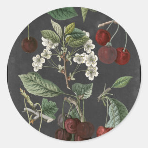 Obstsorten I Runder Aufkleber