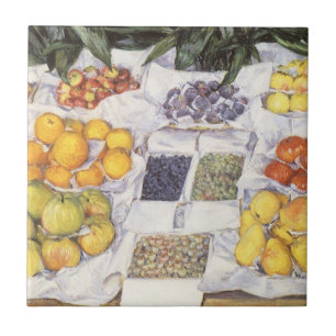 Obststand von Gustave Caillebotte, Vintage Art Fliese