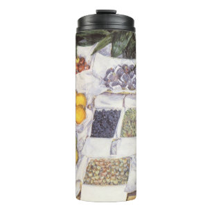 Obststand von Gustave Caillebotte, Vintage-Kunst Thermosbecher