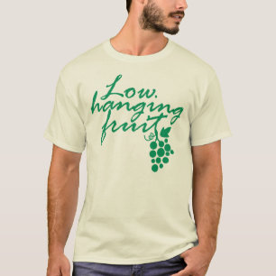Obsttrauben Niedrig Weintrauben Weinberg T-Shirt