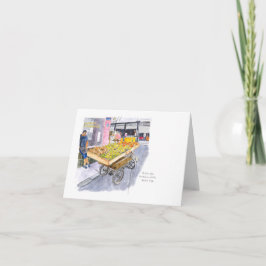 Obstverkäufer in Alt-Havanna, Kuba Karte