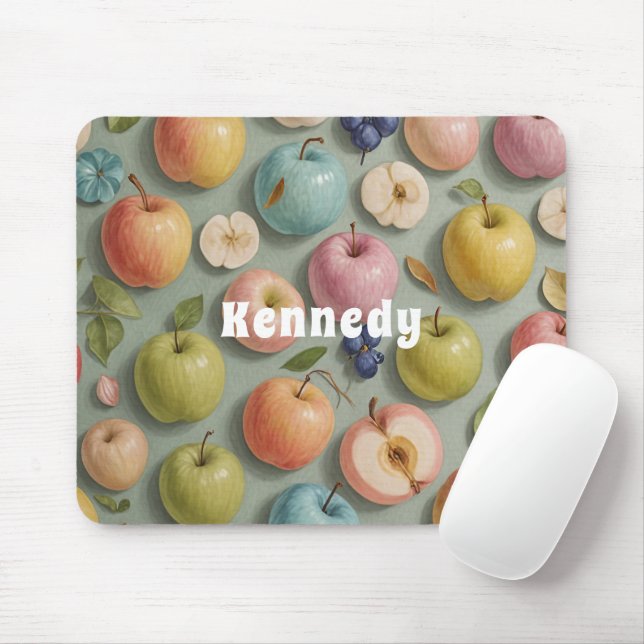 Obstwein: Pastelfrucht Mousepad (Mit Mouse)