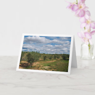 Obstwiese Wolkenlandschaft Karte