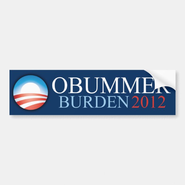 Obummer - Belastung 2012 - Autoaufkleber (Vorne)