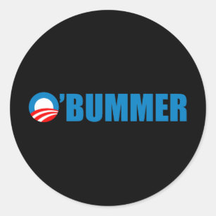 Obummer Runder Aufkleber