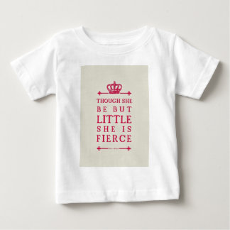 Obwohl sie aber ist, wenig ist sie heftig baby t-shirt