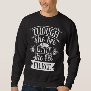Obwohl sie klein ist, ist sie doch heftig Rette di Sweatshirt