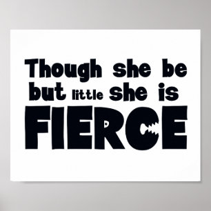Obwohl sie nur ein kleines Kinderzimmer Poster