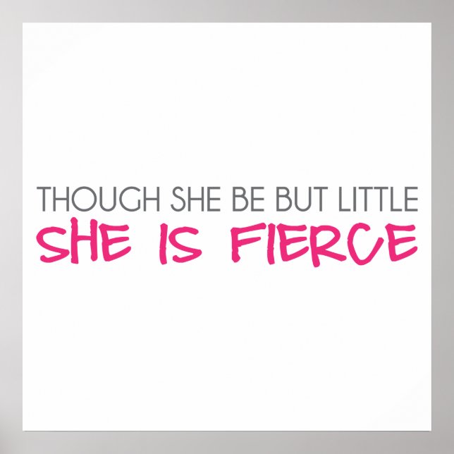 Obwohl sie nur klein ist, ist sie glühend poster (Vorne)