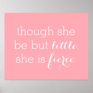 Obwohl sie nur wenig Druck ist Poster