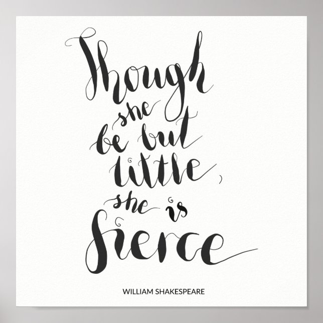 Obwohl sie nur wenig ist, ist sie ein erbittertes  poster (Vorne)