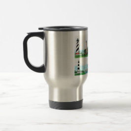 OBX 7 LIGHTHOUSES TRAVEL MUG REISEBECHER