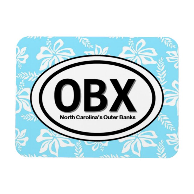 OBX Außenbanken NC Blue Magnet (Horizontal)
