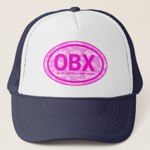 OBX Außenbanken North Carolina Floral Beach Tag Truckerkappe