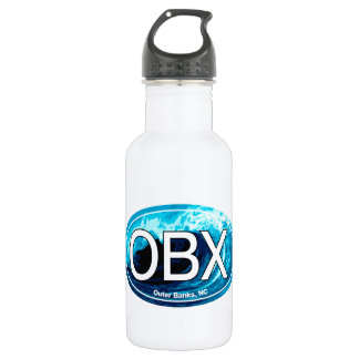 OBX äußere Banken bewegen Oval wellenartig Edelstahlflasche