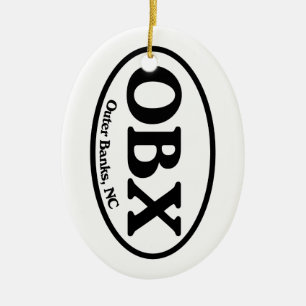 OBX äußere Banken oval Keramikornament