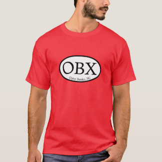 OBX äußere Banken oval T-Shirt