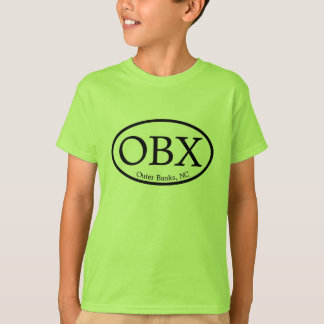 OBX äußere Banken oval T-Shirt