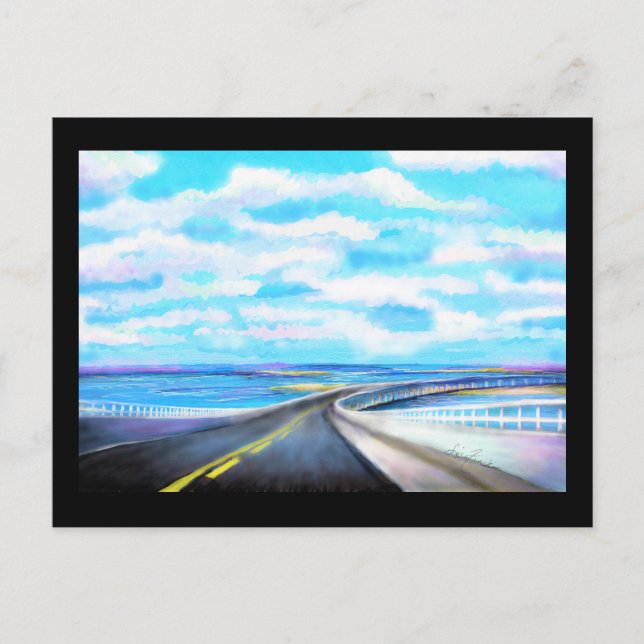 OBX Hwy 12 Postkarte (Vorderseite)