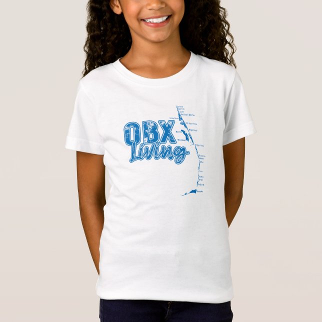 OBX Leben in Blau T-Shirt (Vorderseite)