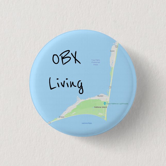 OBX lebender Karten-Knopf Button (Vorderseite)