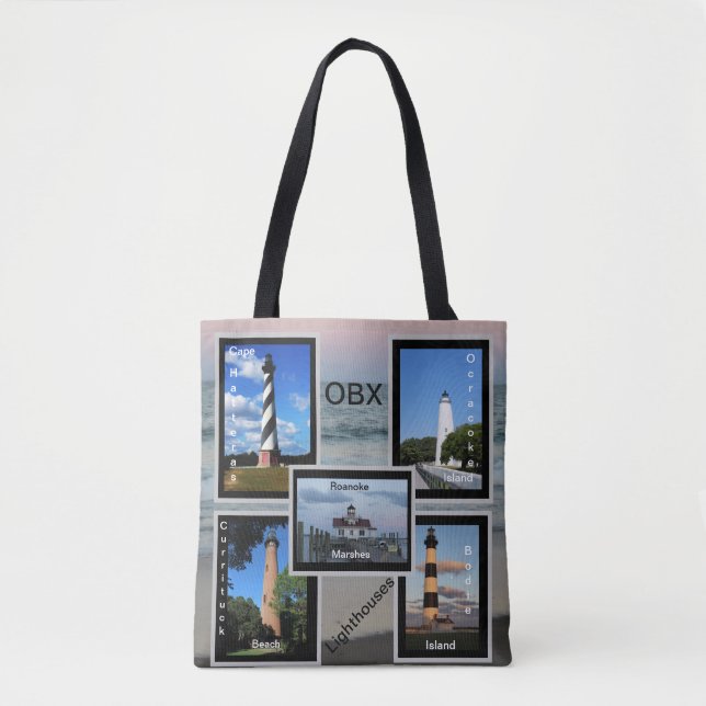 OBX Leuchttürme Tote Bag (Vorderseite)