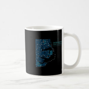 Obx nc Außenbanks Karte Duck Corolla Beach Urlaub Kaffeetasse
