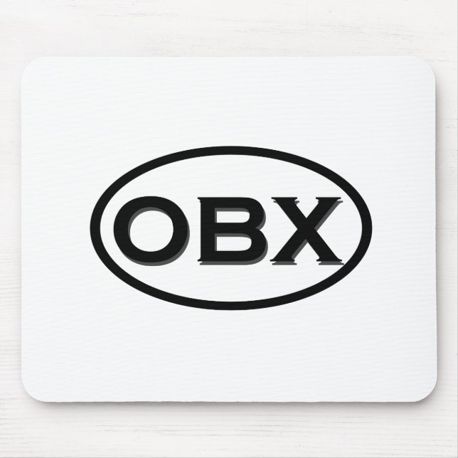 OBX Oval-Logo Mousepad (Vorne)