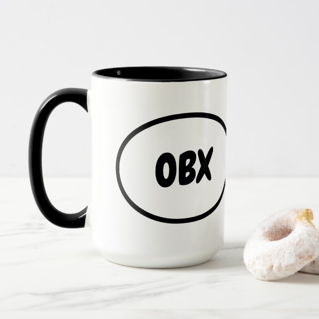 OBX Oval Tasse (Mit Donut)