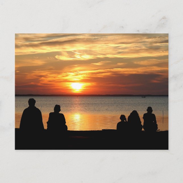 OBX Sunset Watch Postkarte (Vorderseite)