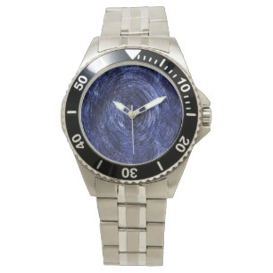 OBX Wellen-Strudel-Uhr Armbanduhr