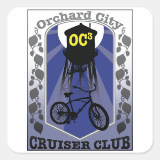 OC3-Aufkleber Quadratischer Aufkleber