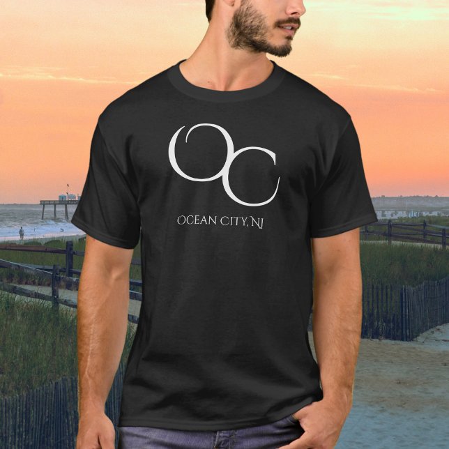 OC Ocean City, NJ Jersey Shore Beach T-Shirt (Von Creator hochgeladen)