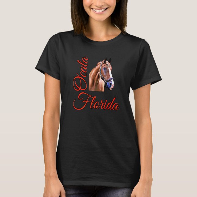 Ocala Florida Pferd T-Shirt (Vorderseite)