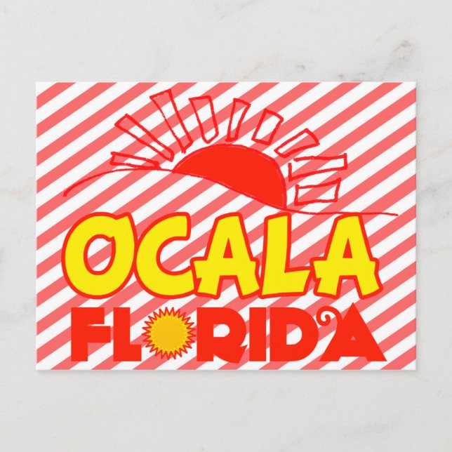 Ocala, Florida Postkarte (Vorderseite)