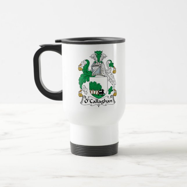O'Callaghan-Familienwappen Reisebecher (Links)