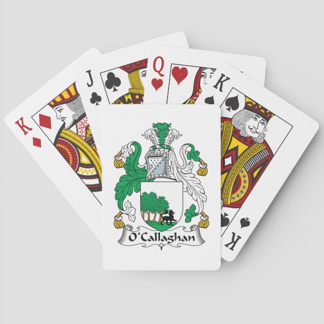 O'Callaghan Familienwappen Spielkarten (Rückseite)