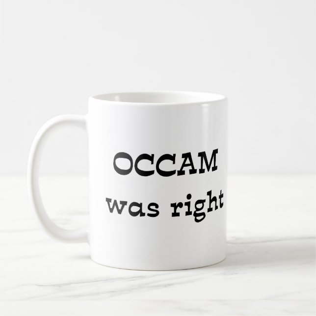 Ocam hatte recht kaffeetasse (Links)