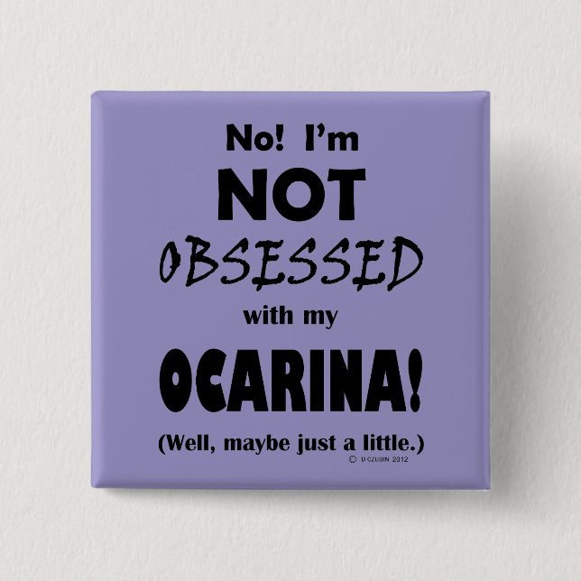 Ocarina besessen button (Vorderseite)