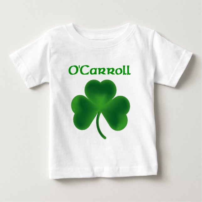 O'Carroll Kleeblatt Baby T-shirt (Vorderseite)
