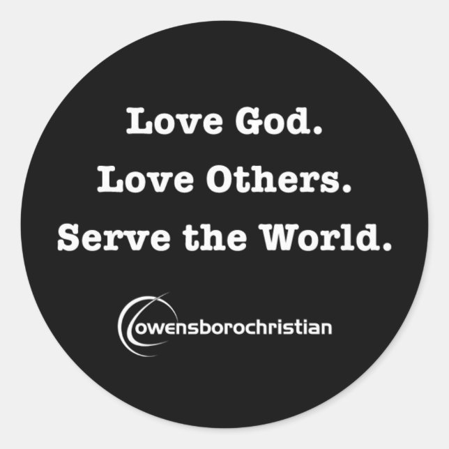 OCC Mission Sticker Black 3" (Vorderseite)