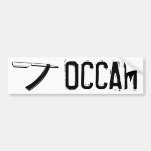 Occam-Razor Autoaufkleber